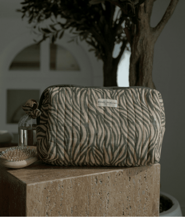 Trousse Zebra Khaki
